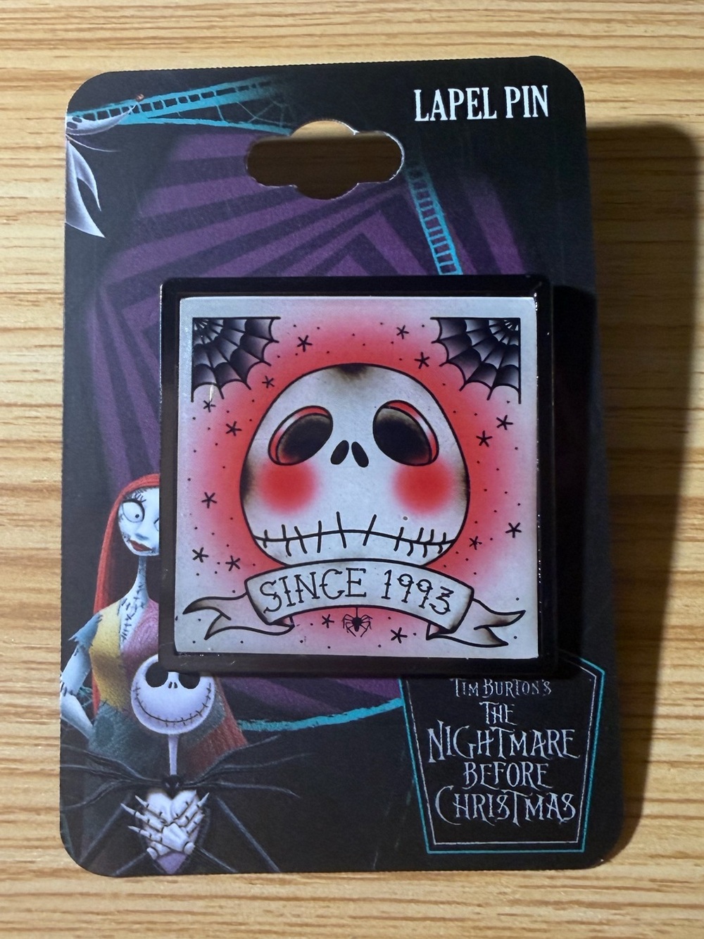 Disney Nightmare Before Christmas Jack Skellington Lapel Pin